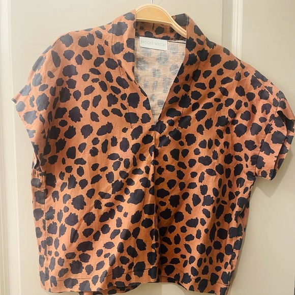 Brooke Wright Women’s Cheetah Kimono Black Label One Size Tunic - Picture 5 of 9